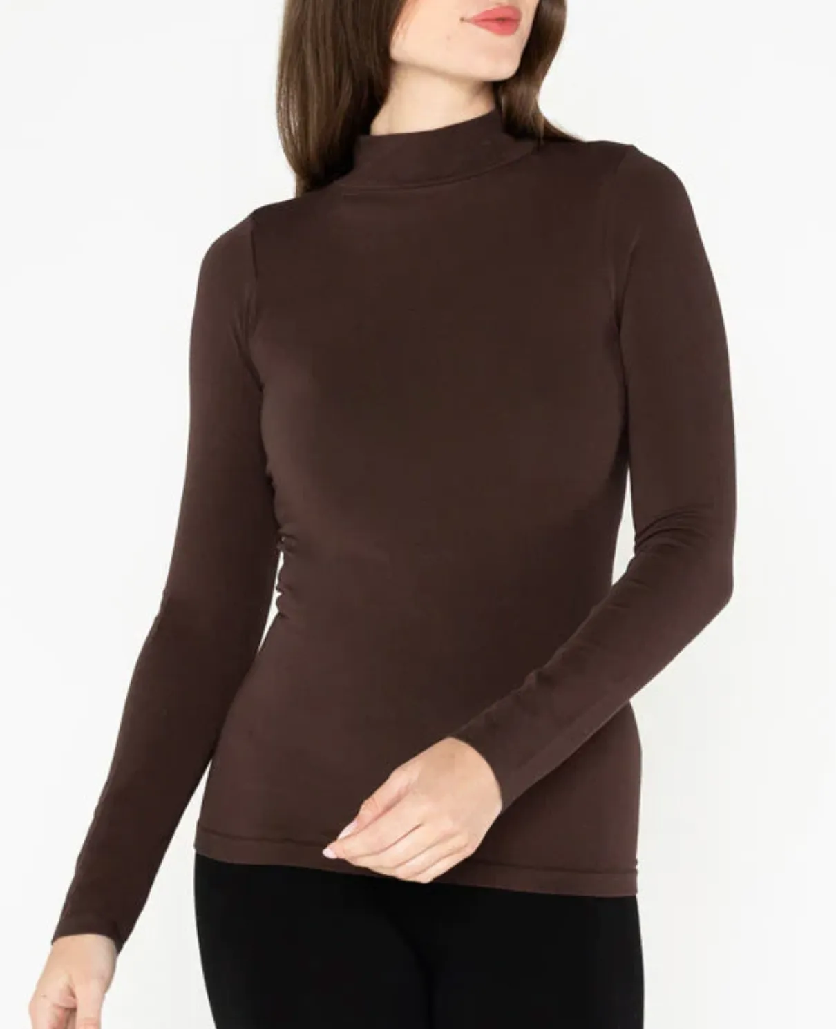 Bamboo Mock Neck