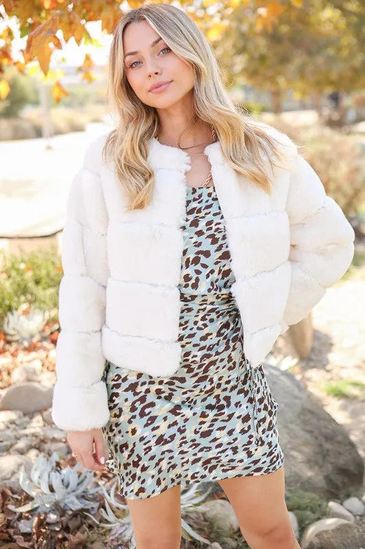 Camilla Faux Fur Party Coat