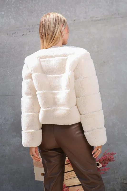 Camilla Faux Fur Party Coat