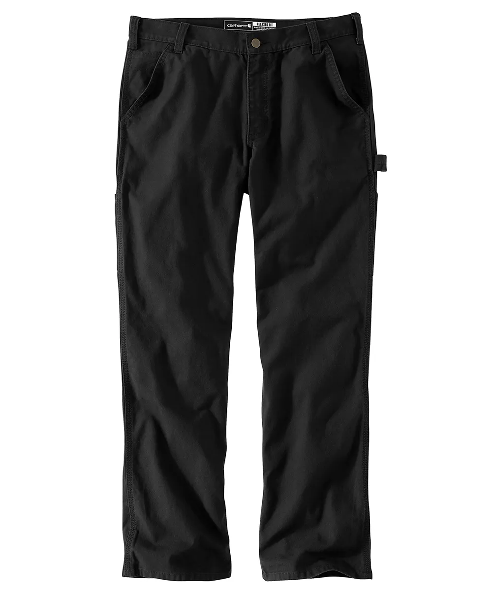 Carhartt Men’s Rugged Flex Relaxed Fit Duck Dungaree - Black