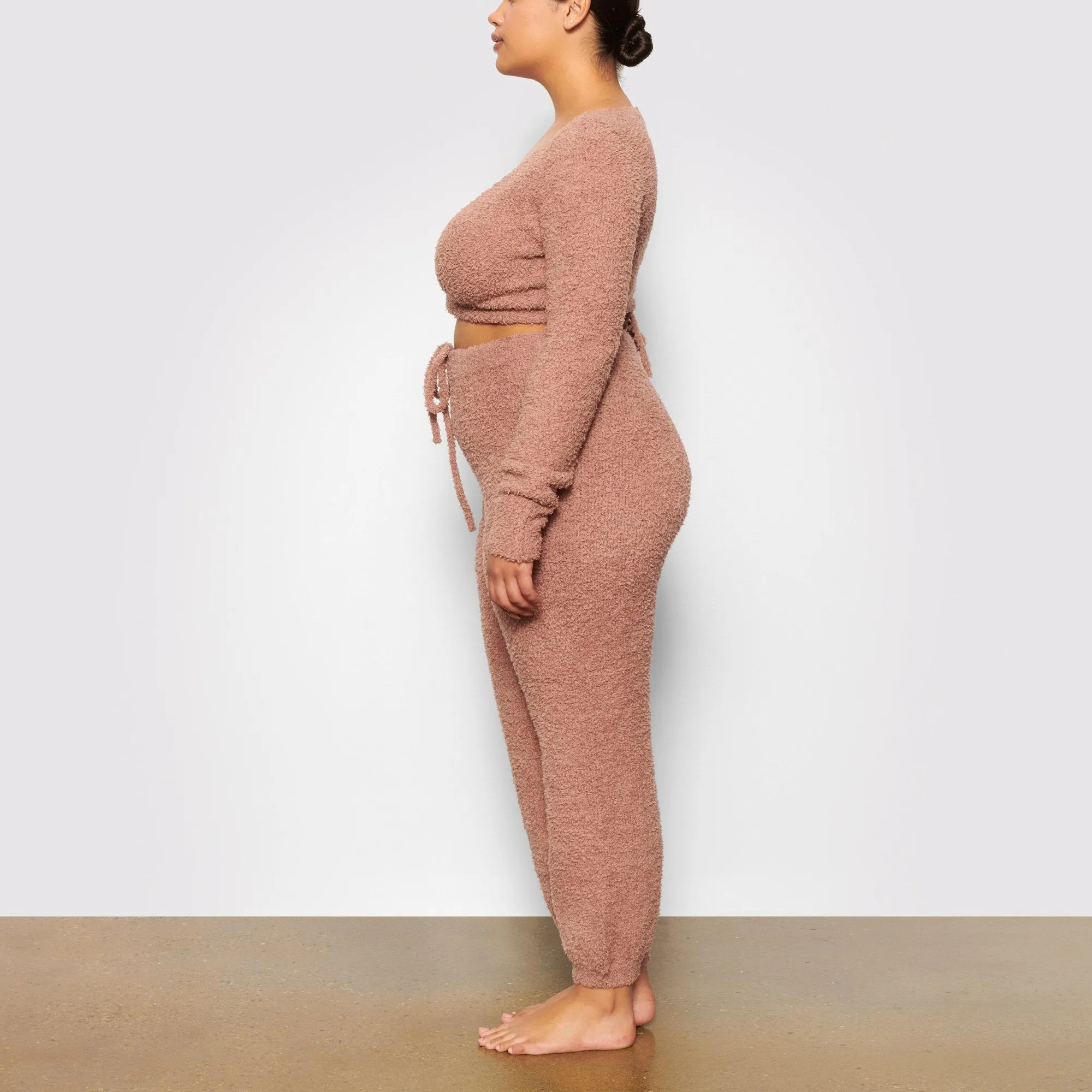 COZY KNIT JOGGER | ROSE CLAY