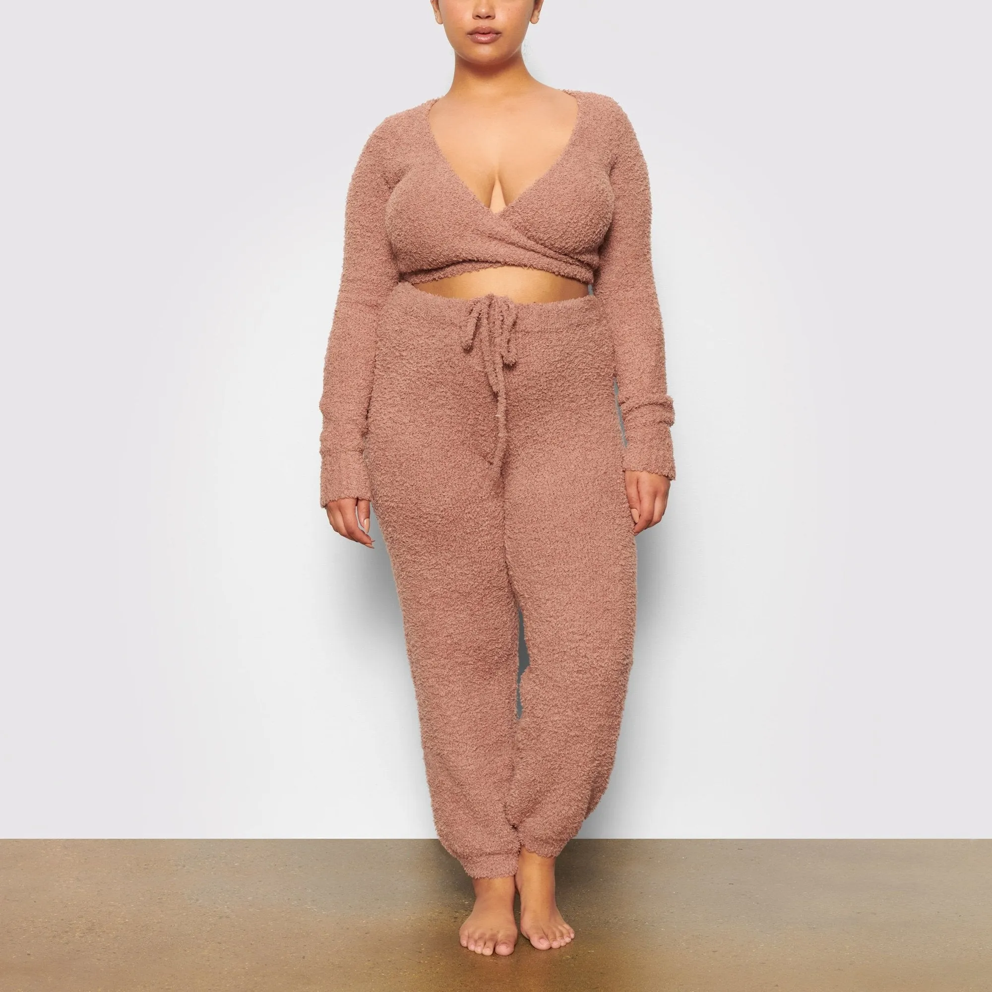 COZY KNIT JOGGER | ROSE CLAY