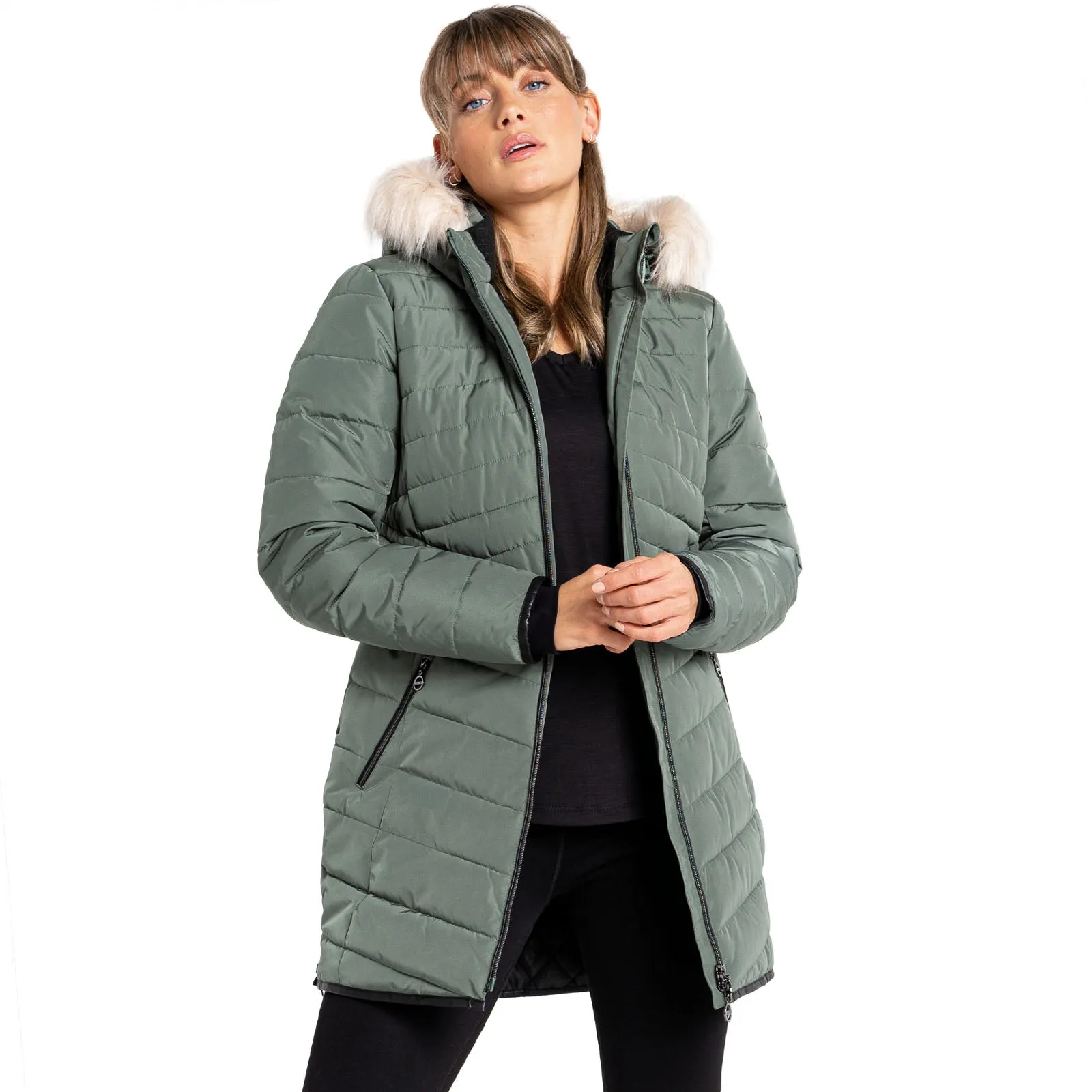 Dare 2b Womens Striking III Longline Padded Jacket