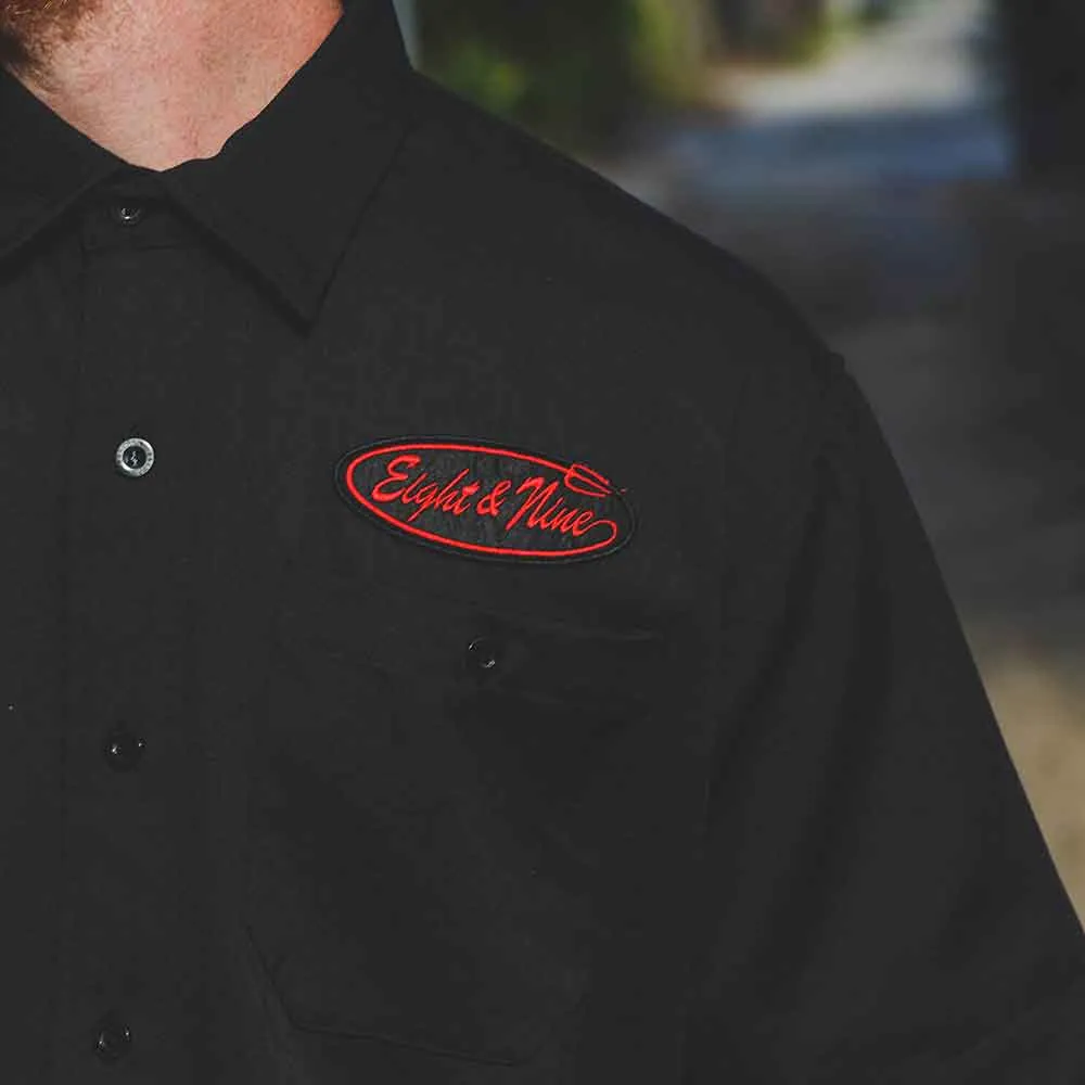 Eat What You Kill Button Up Shirt Black