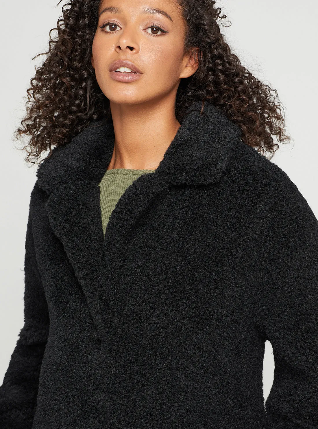 Eco Black Alina Coat