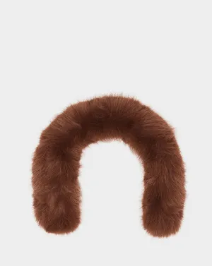 FAUX FUR TRIM - 9422526 COHIBA