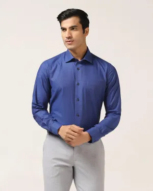 Formal Navy Textured Shirt - Coy