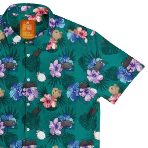 Hawaiian Exploding Kittens Button Up Shirt