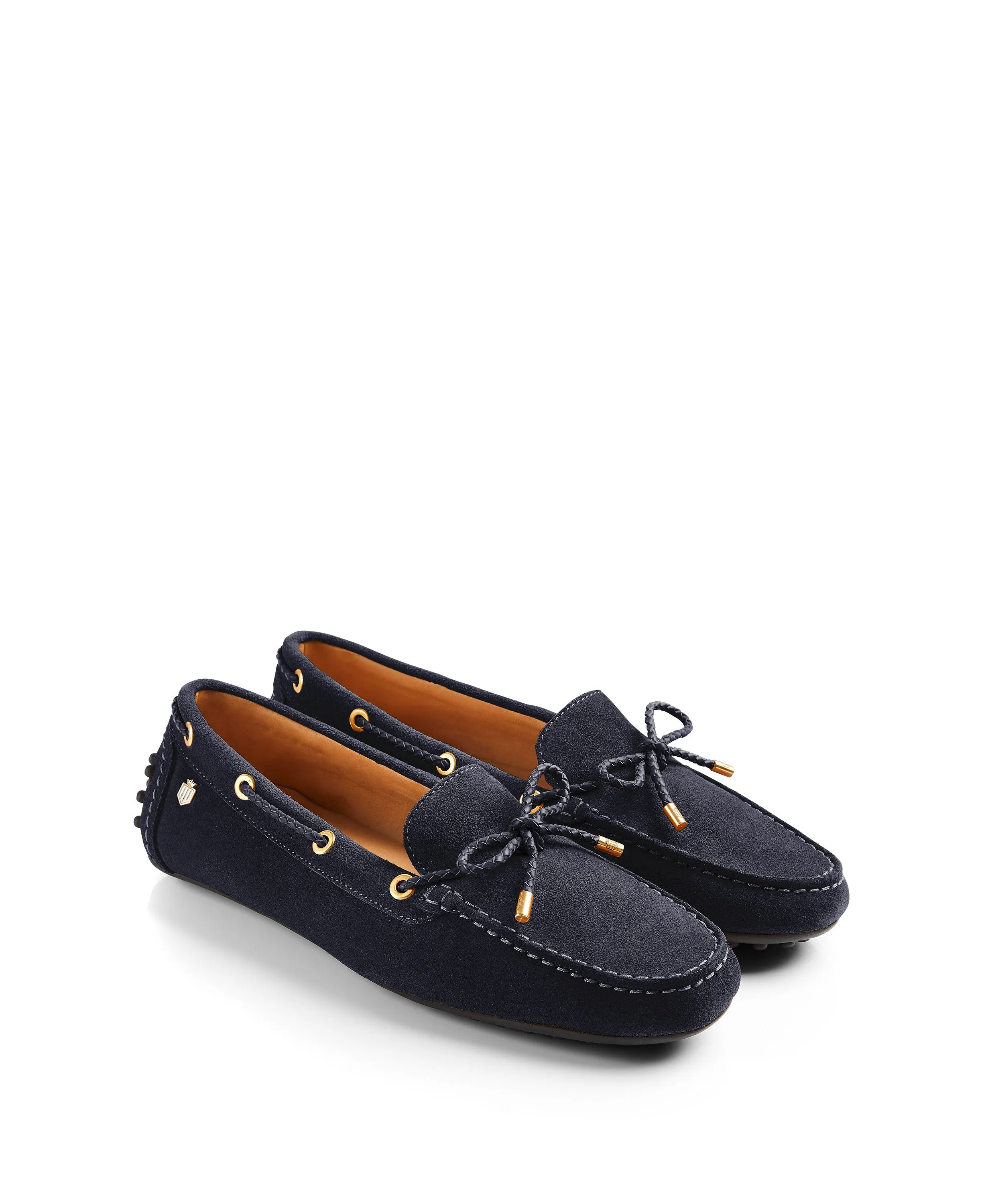 Henley Suede Driving Shoe - Navy