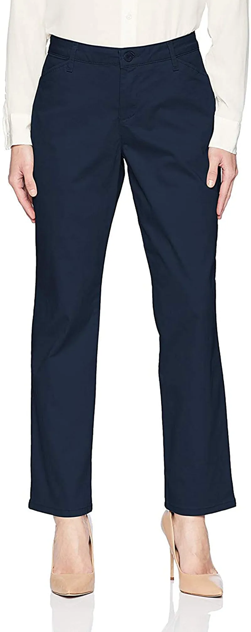 LEE Women’s Petite Relaxed Fit All Day Straight Leg Pant