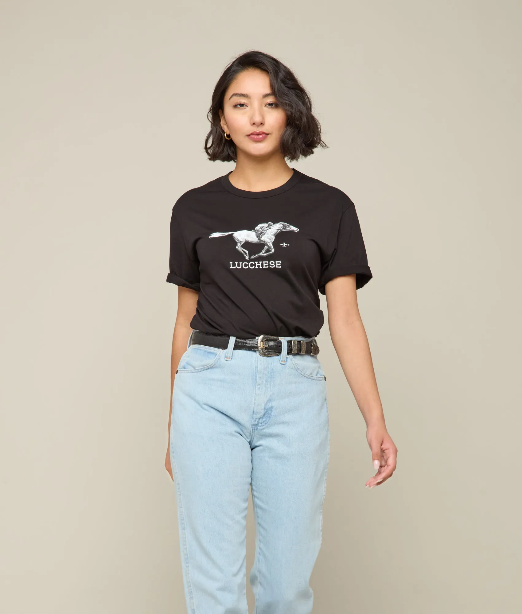 Lucchese Racehorse Tee :: Black