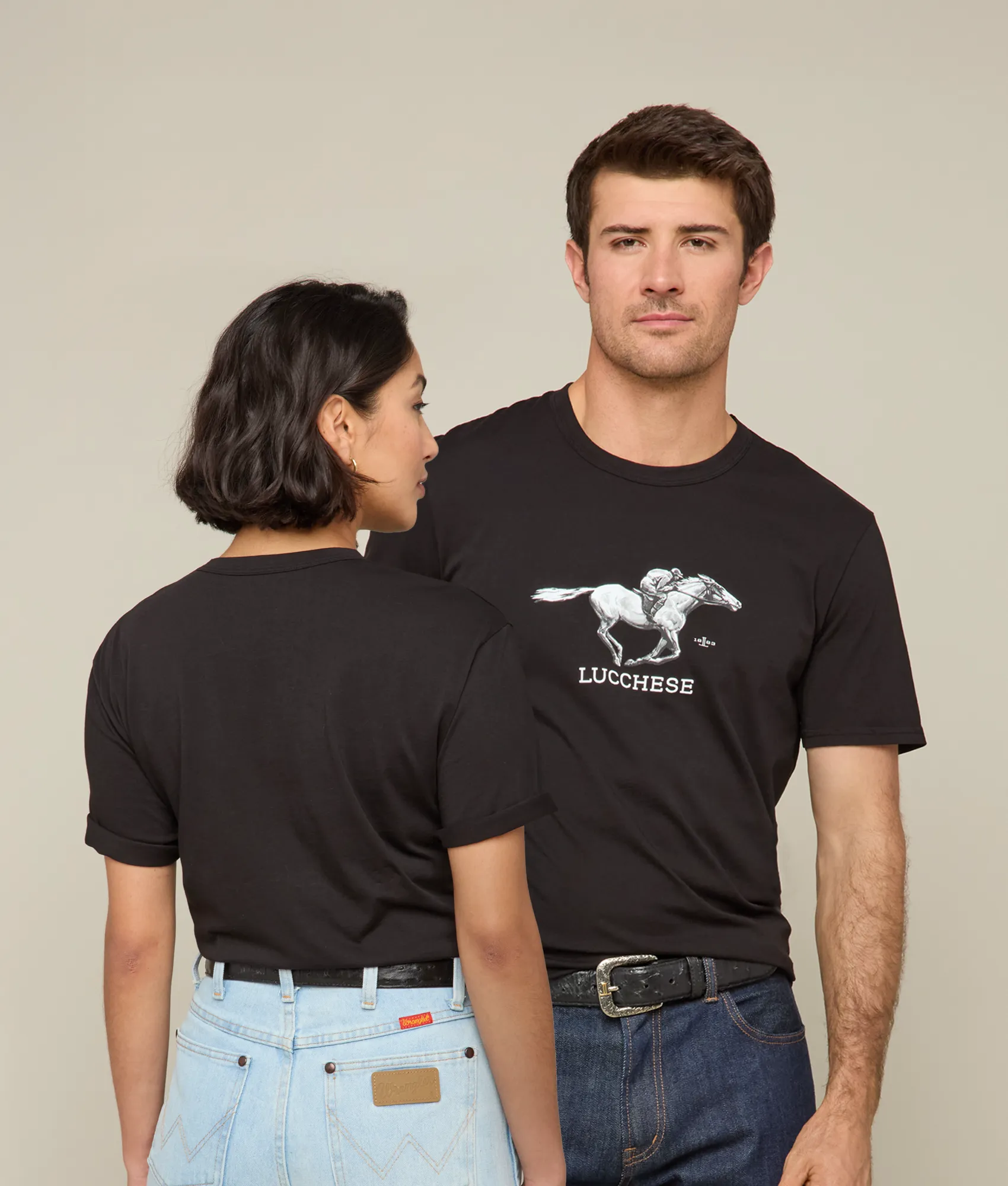 Lucchese Racehorse Tee :: Black