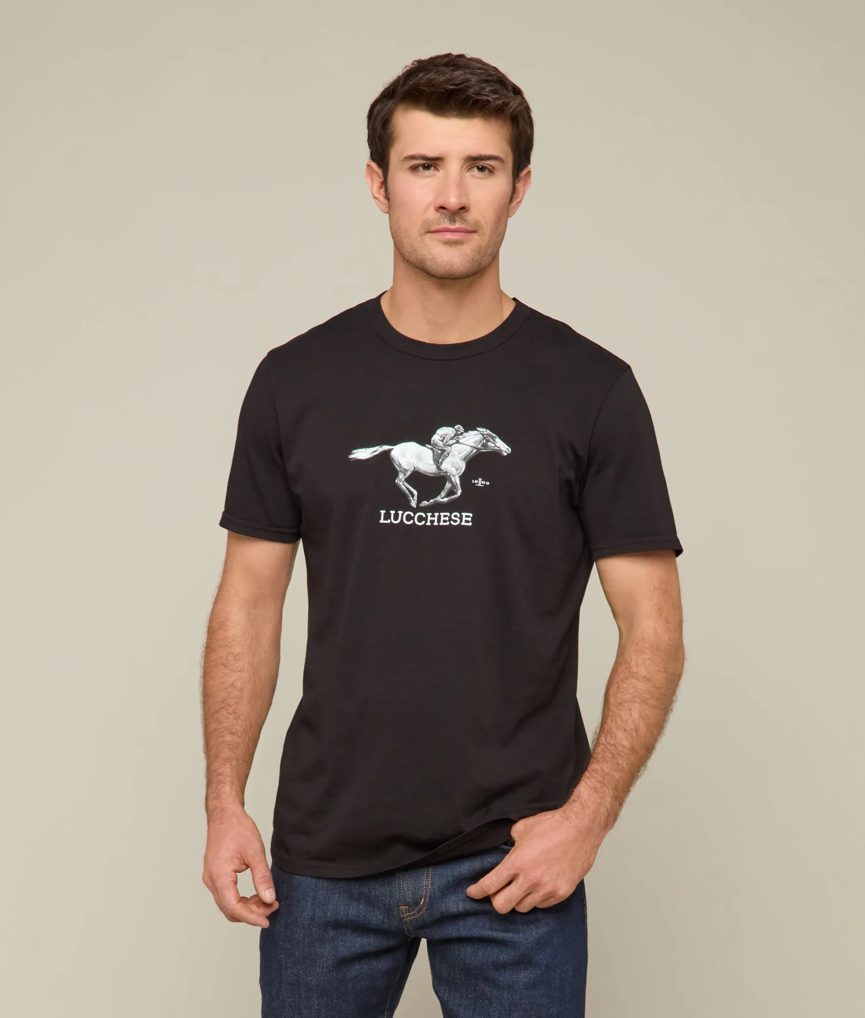 Lucchese Racehorse Tee :: Black