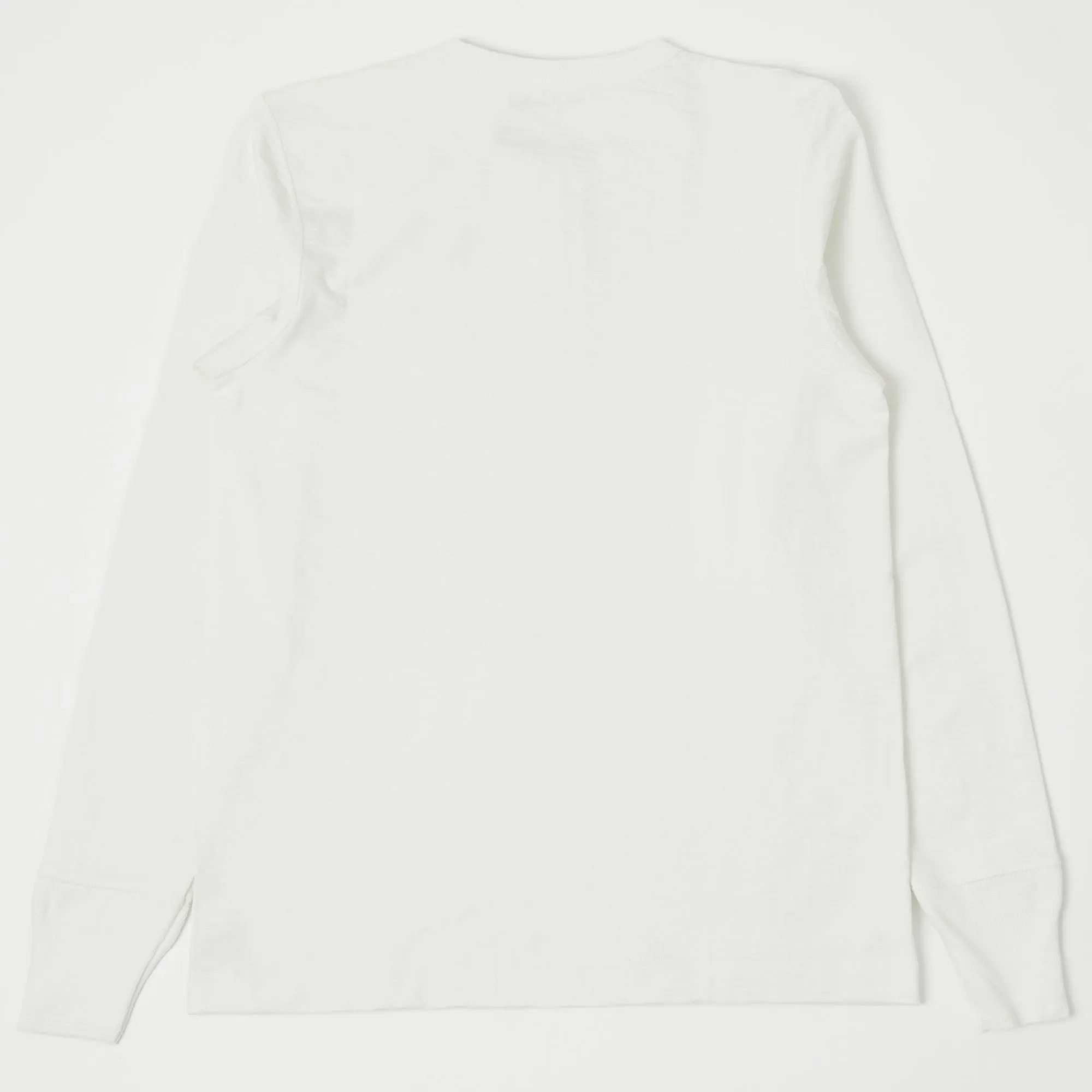 Merz b. Schwanen 2S04 Long Sleeve Henley - White