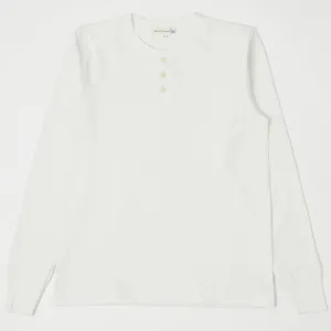 Merz b. Schwanen 2S04 Long Sleeve Henley - White