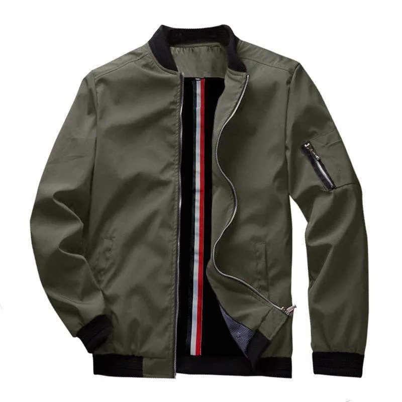 MIST Casual Bomber Jacket (Green)