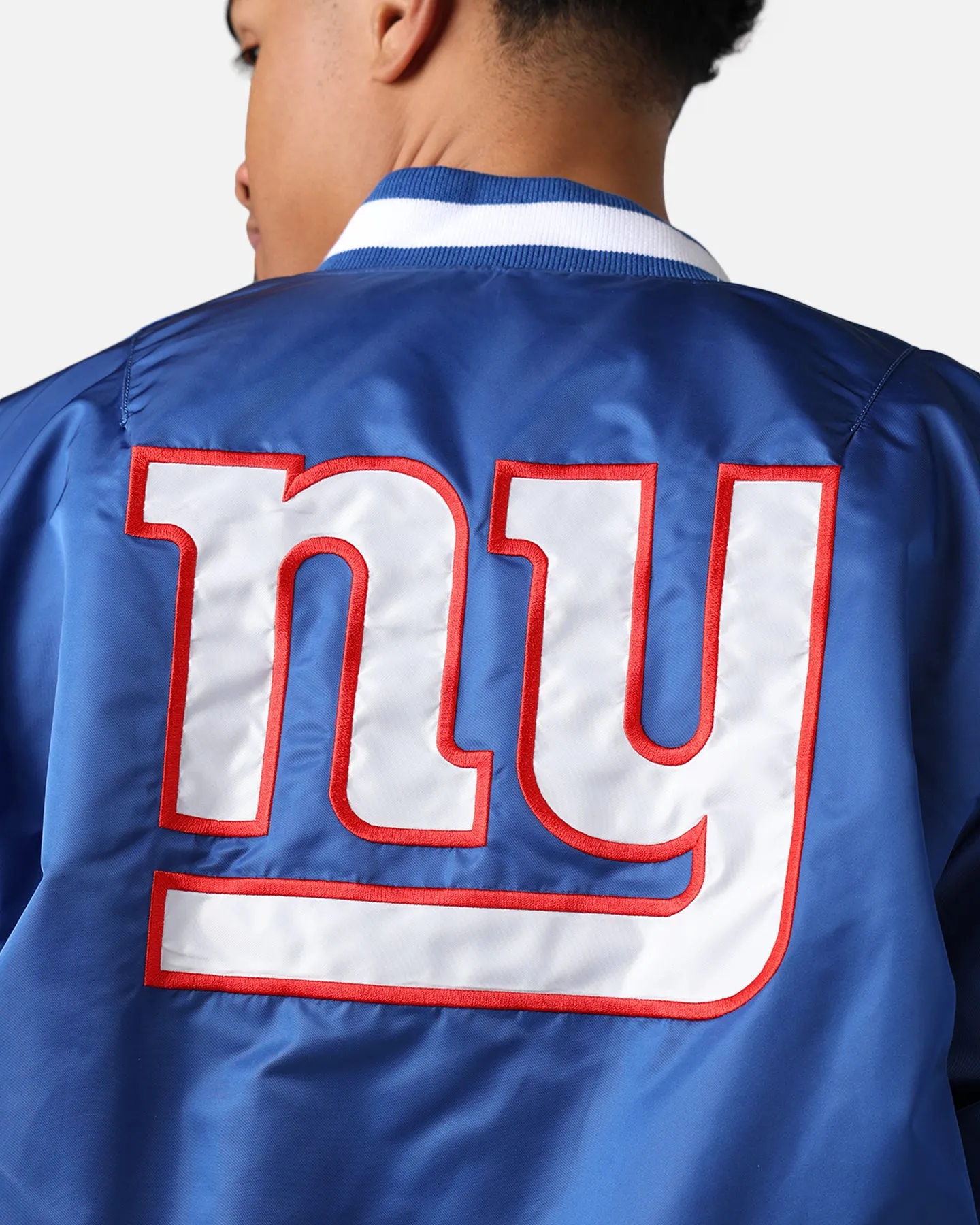 New Era X Alpha Series X NFL New York Giants MA-1 Bomber Jacket Royal/Red