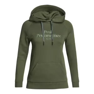 Peak Performance Women&#x27;s Original Hood (Fall 2021) Thrill Green | Buy Peak Performance Women&#x27;s Original Hood (Fall 2021) Thrill Green here | Outnorth