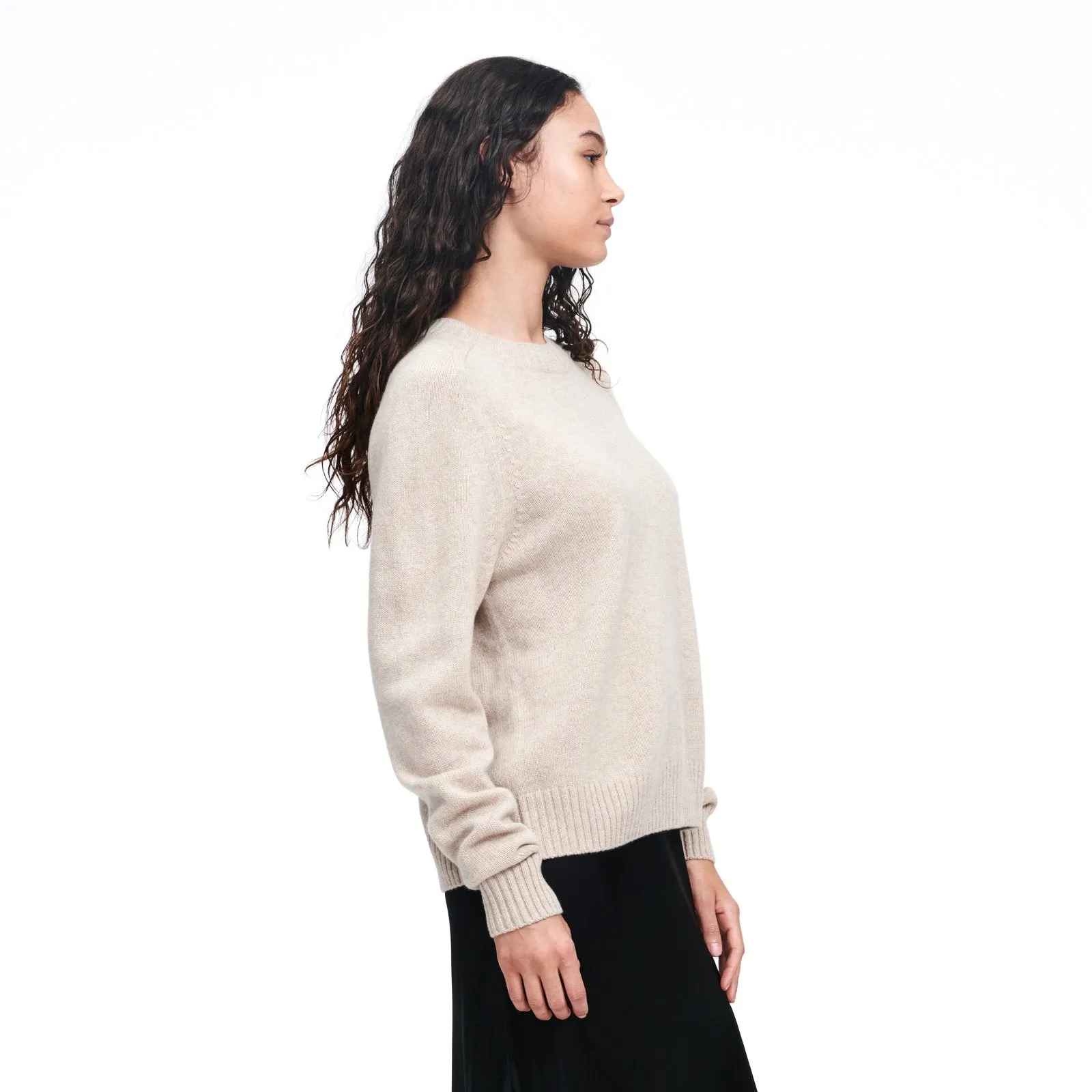 Recycled Cashmere Crewneck Sweater