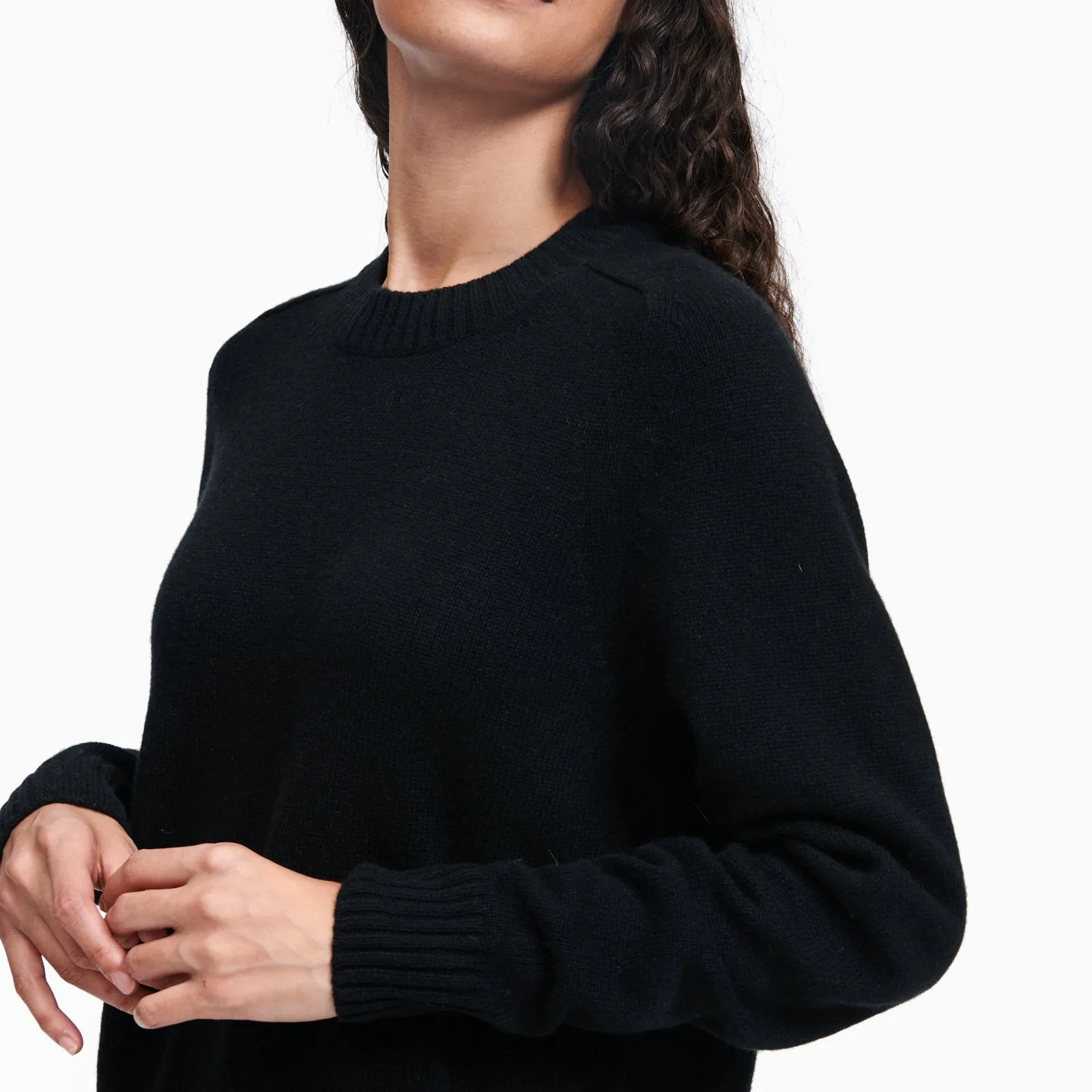 Recycled Cashmere Crewneck Sweater