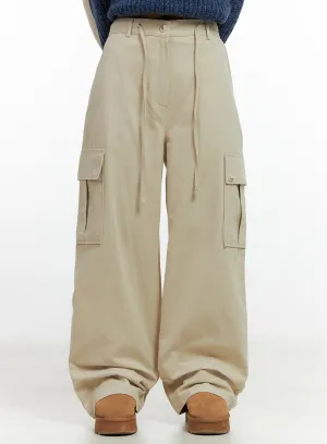 Relaxed Fit Cargo Trousers CN412