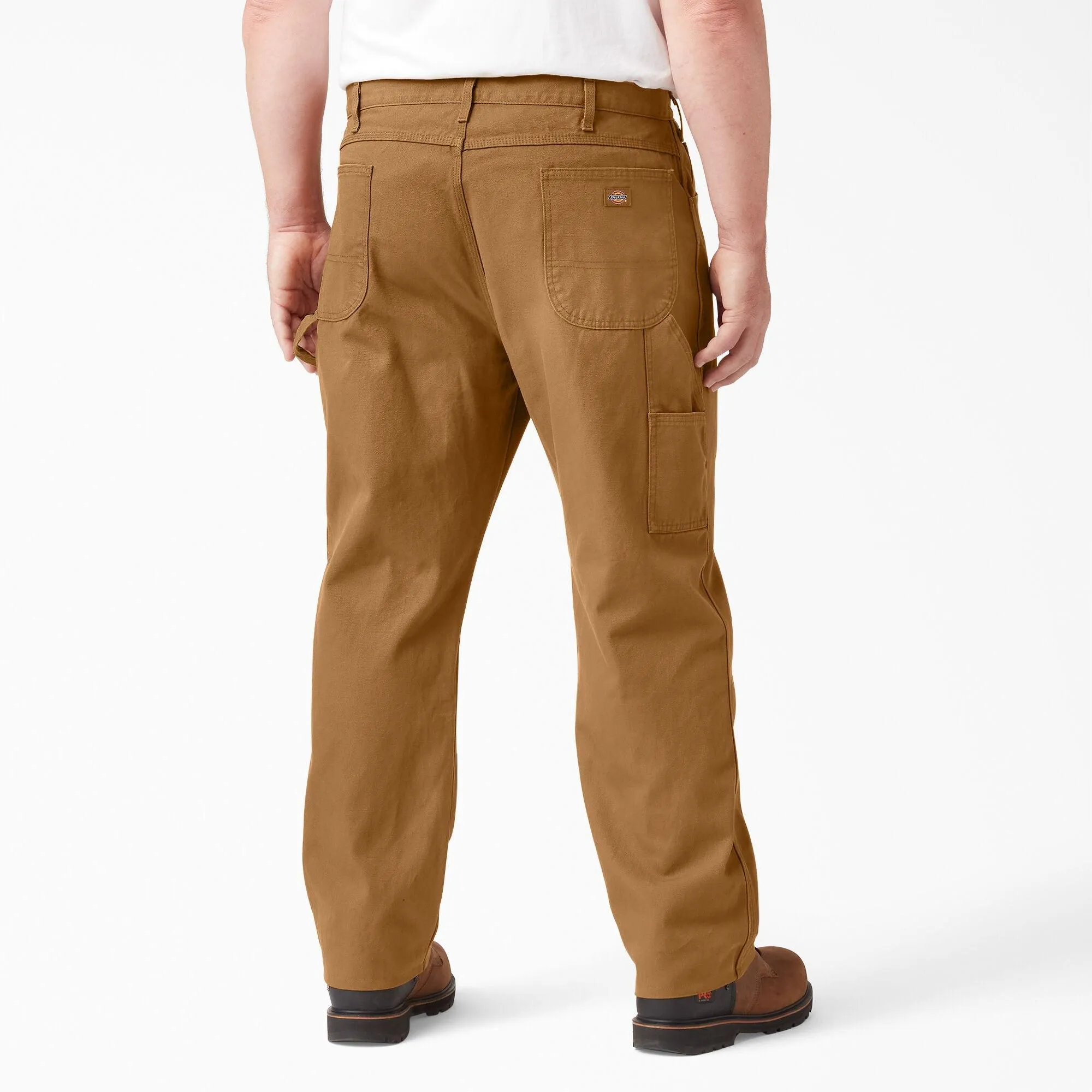 Relaxed Fit Heavyweight Duck Carpenter Pants, Brown Duck