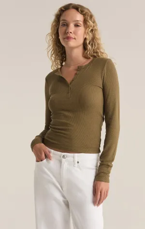 Scarlett Rib Henley