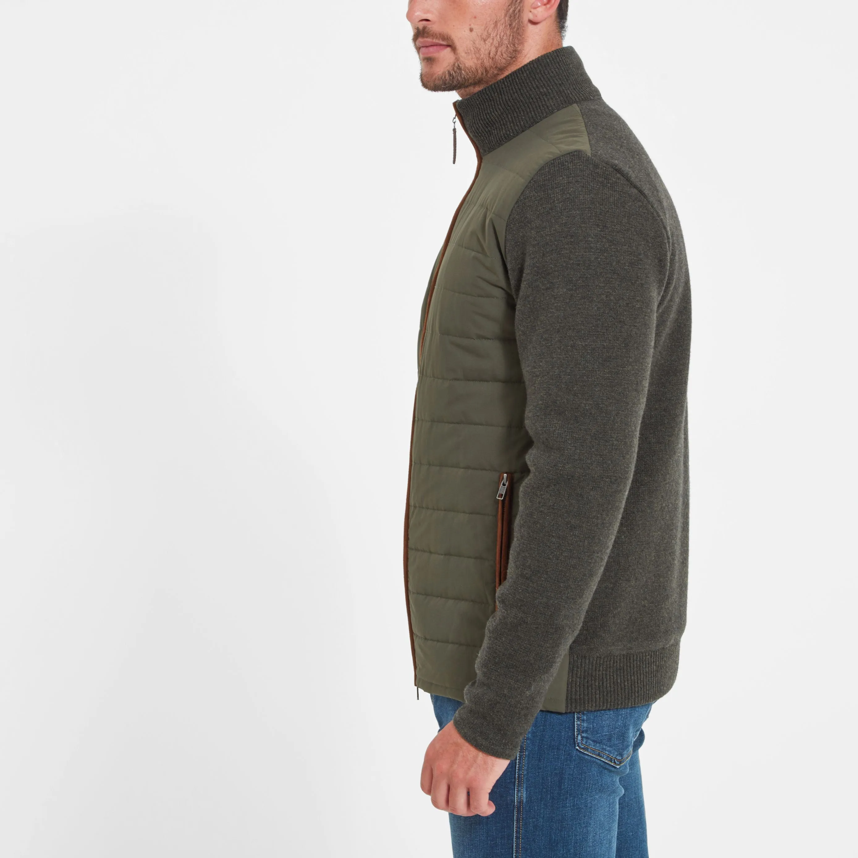 Schoffel Hybrid Mens Lambswool Jacket - Loden