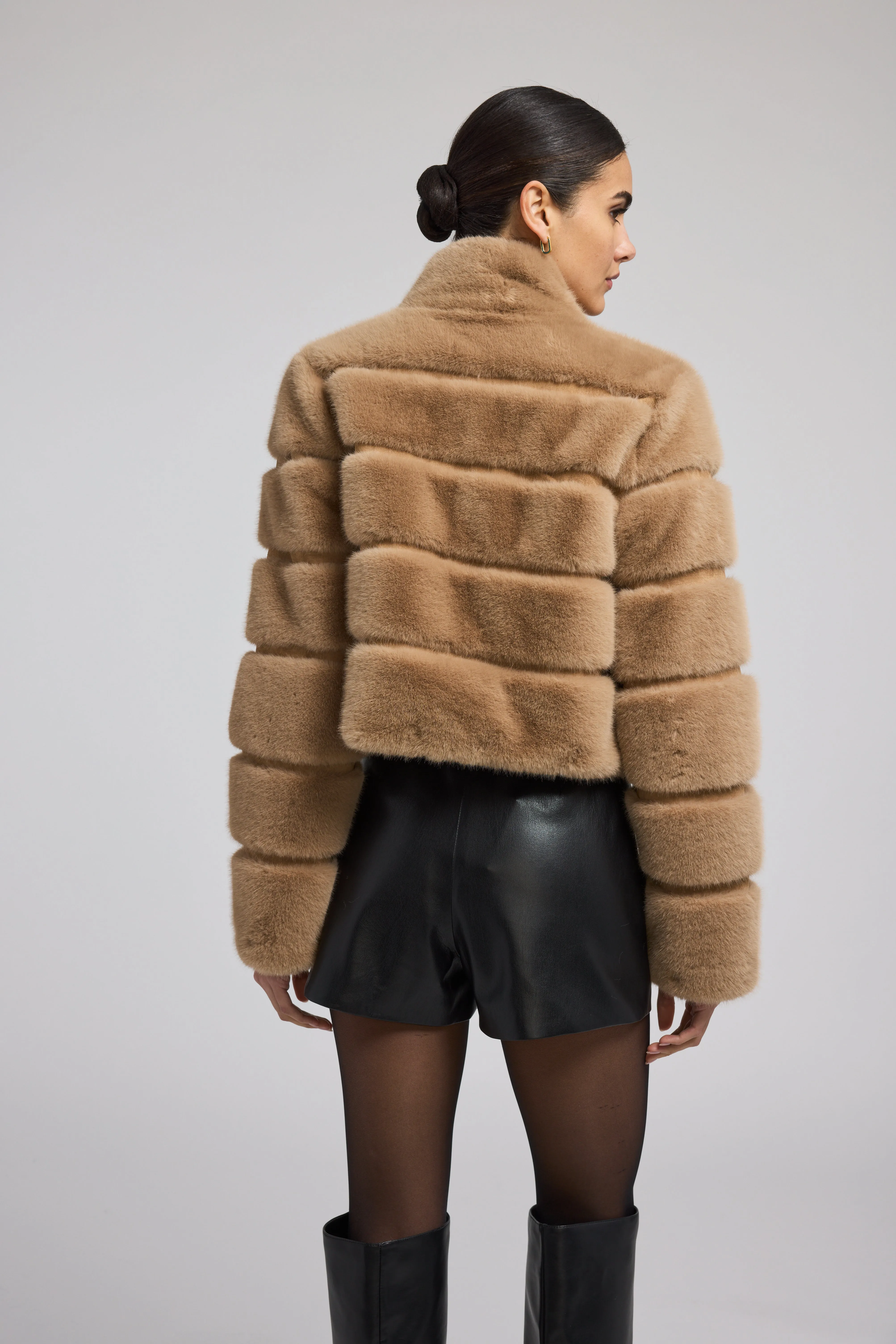 TALA FAUX FUR BOMBER