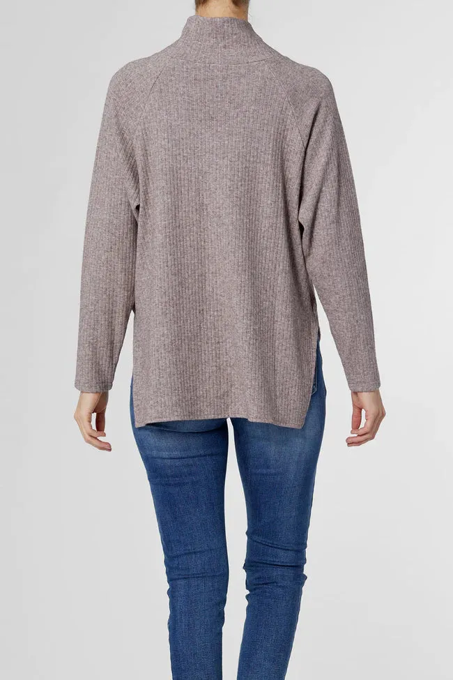 Teagan Mock Neck Sweater