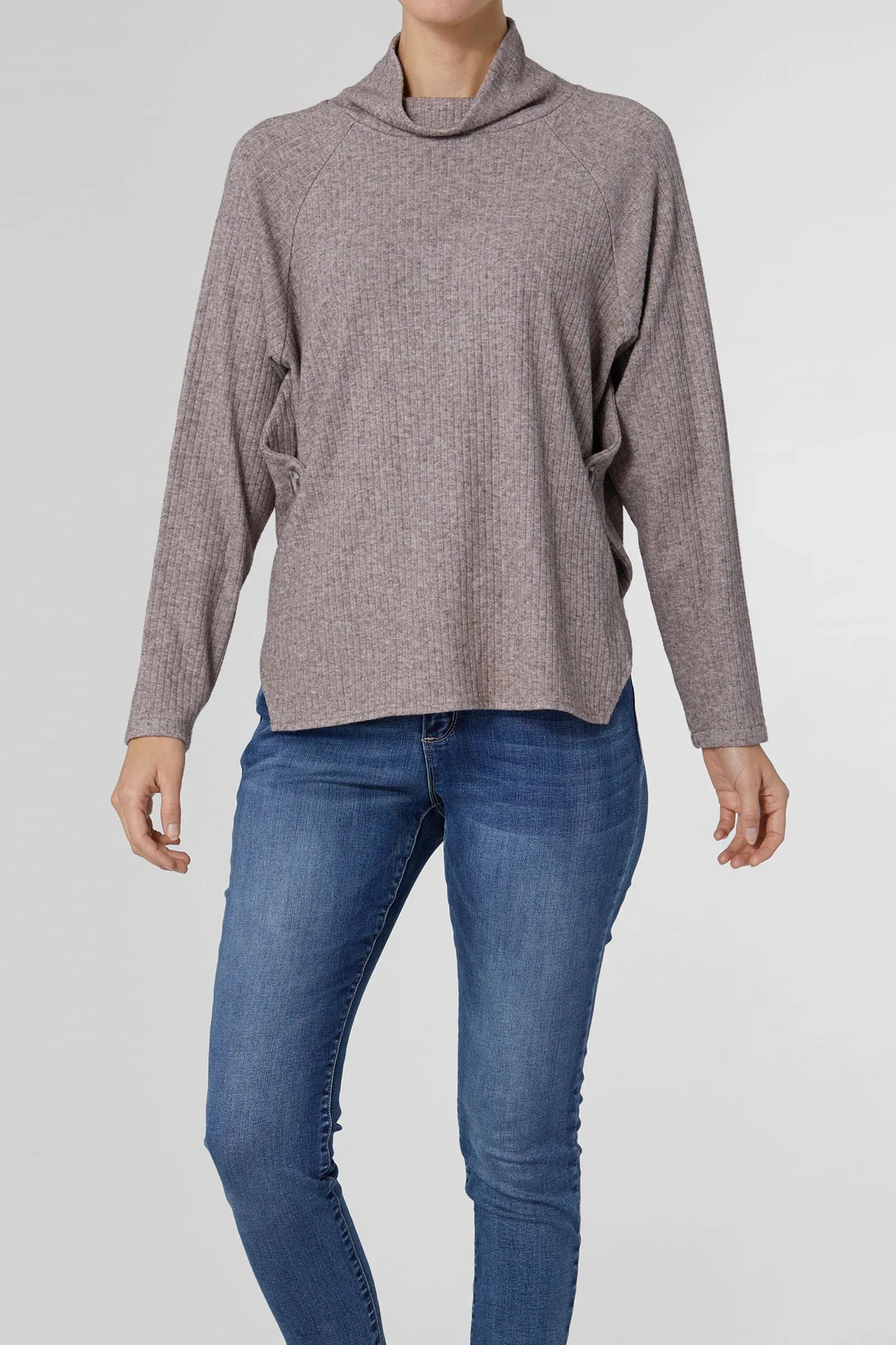 Teagan Mock Neck Sweater