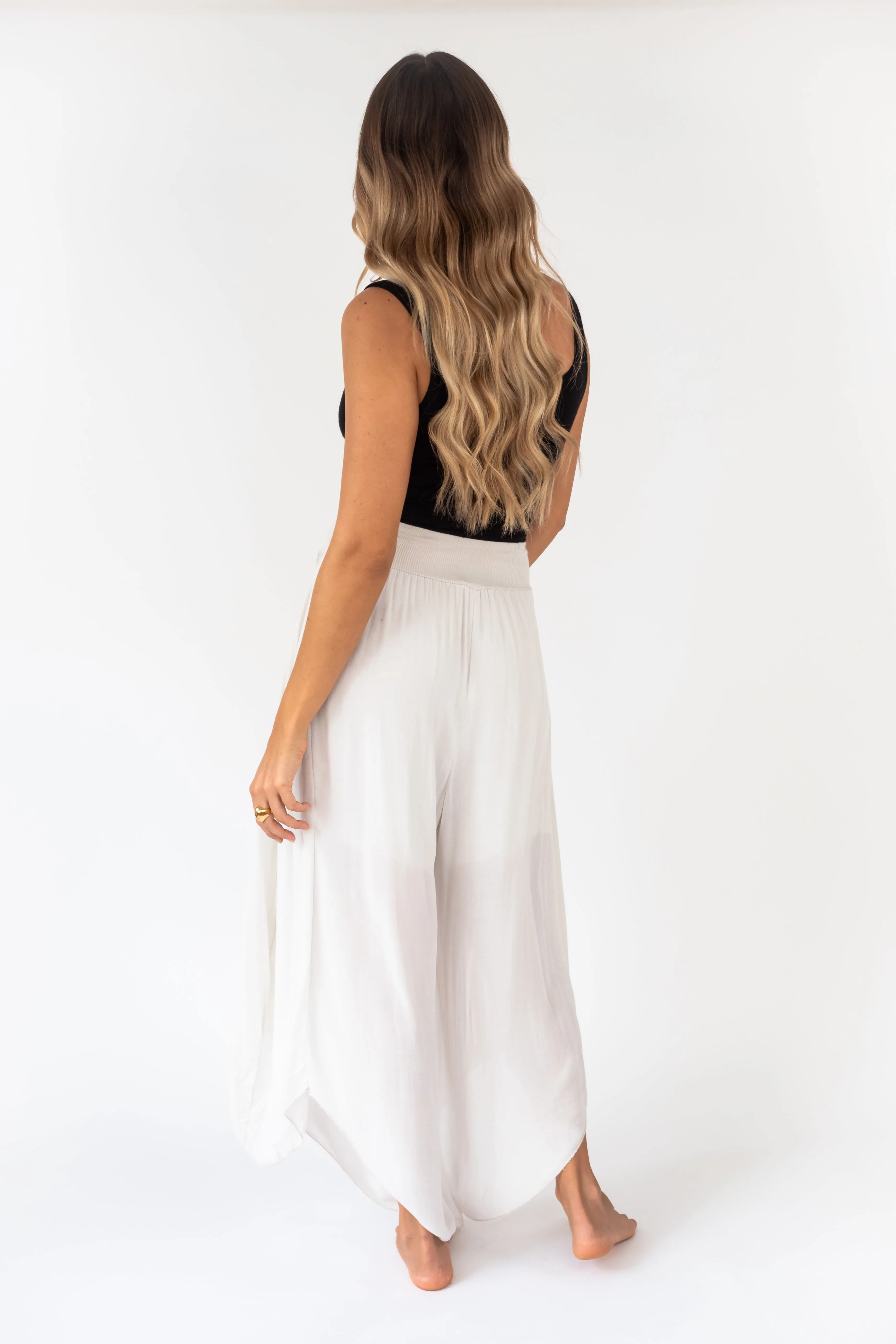 The MAKANI silk wrap pants