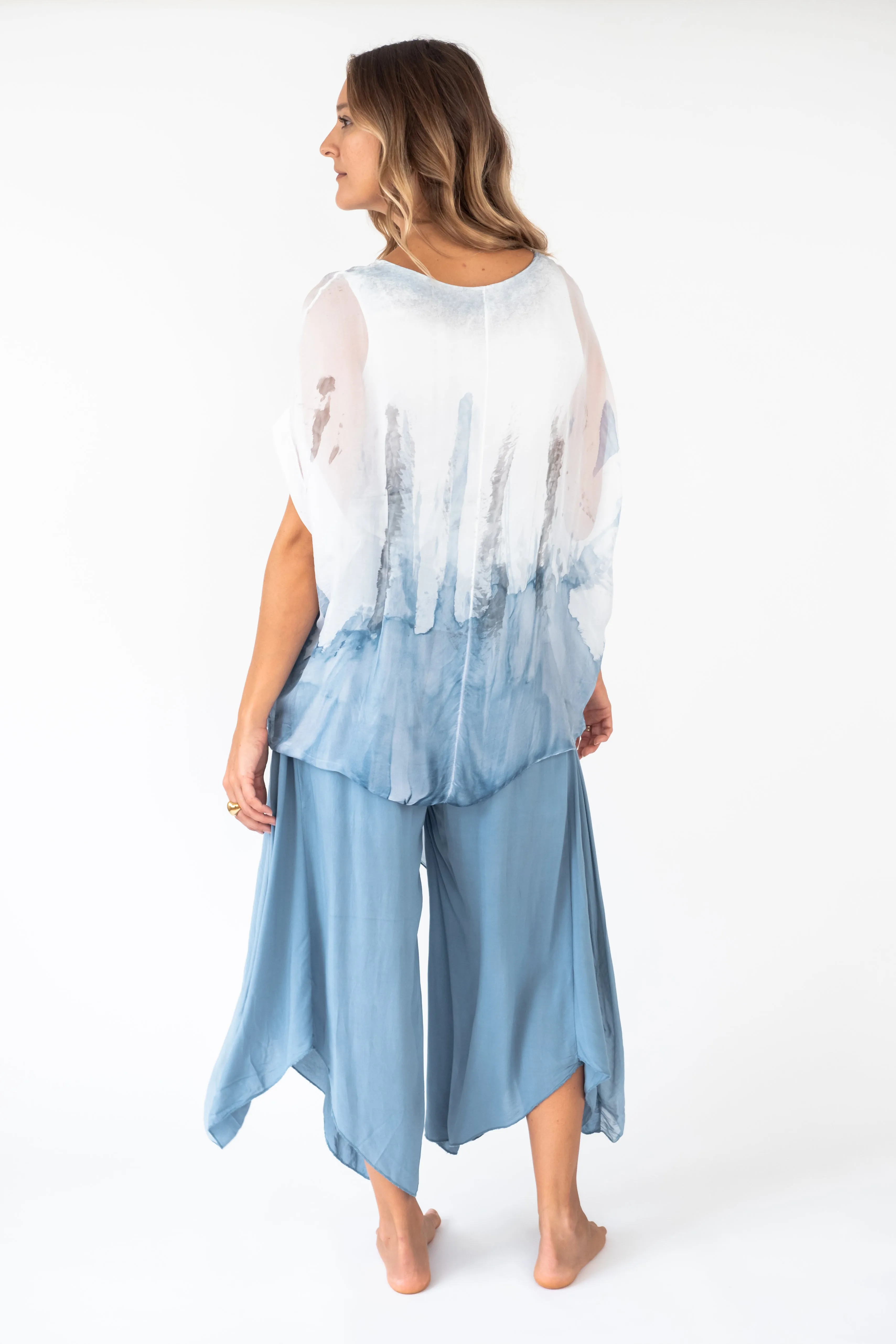 The MAKANI silk wrap pants