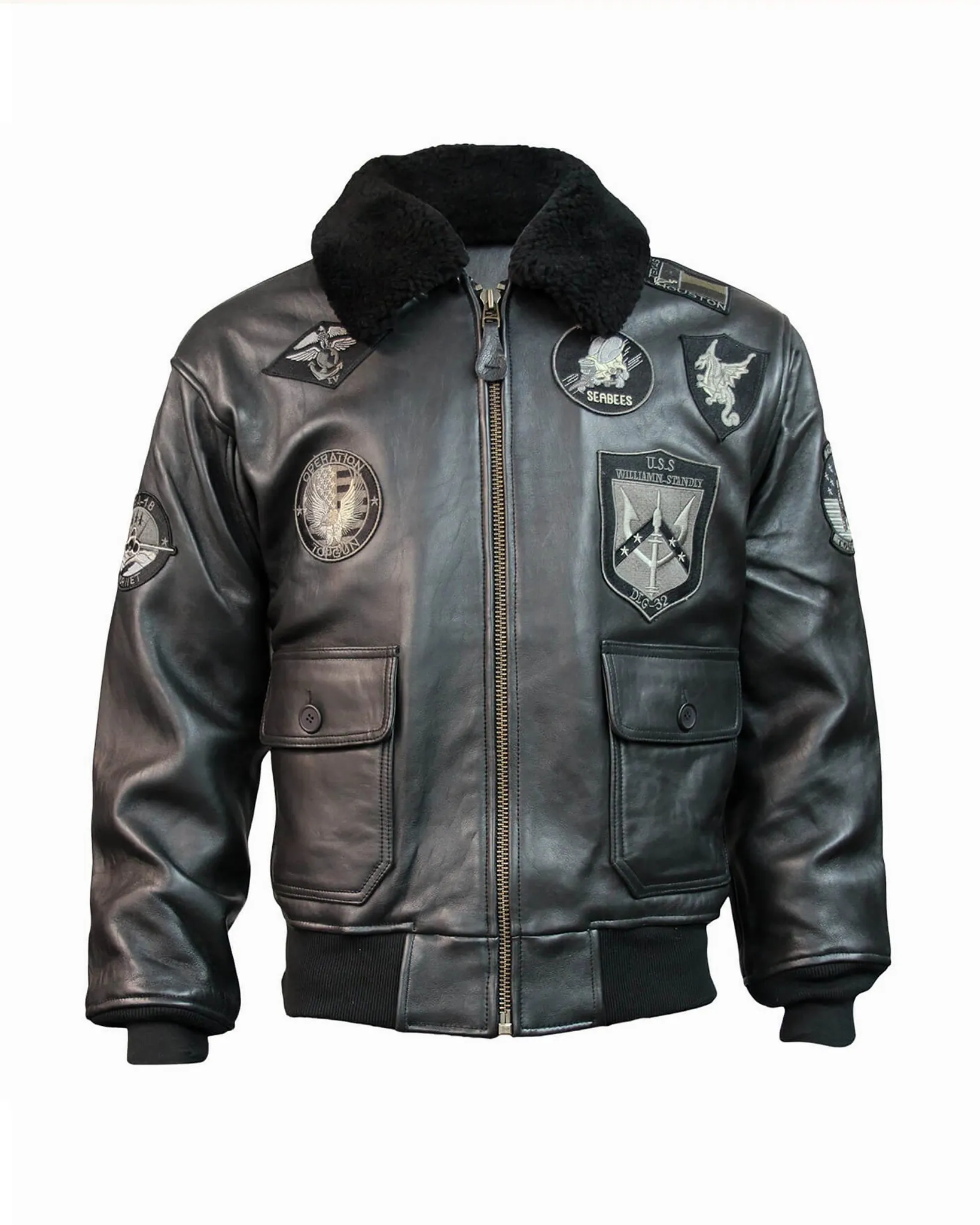 TOP GUN® OFFICIAL SIGNATURE SERIES LEATHER JACKET