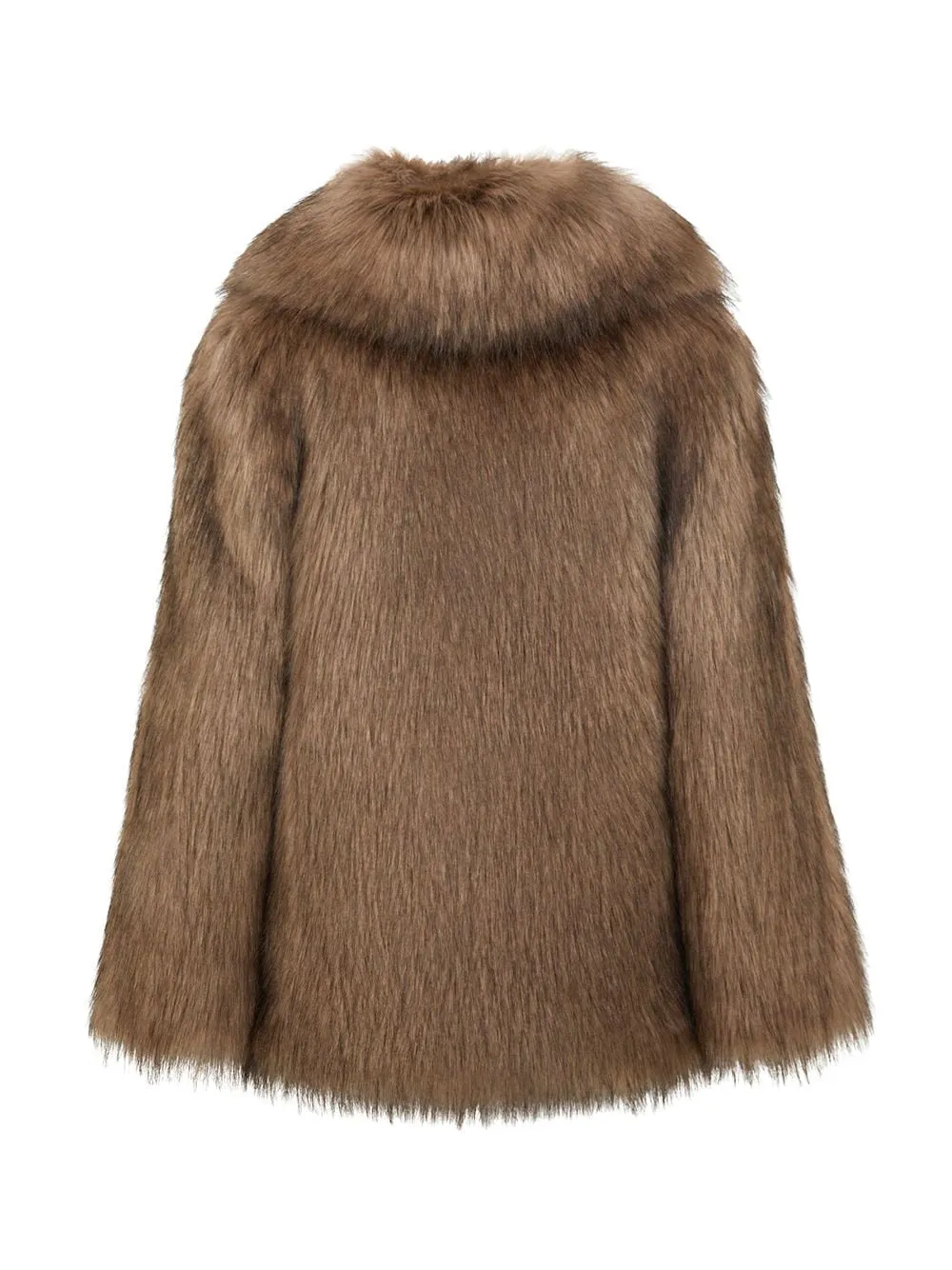 UNREAL FUR FUR DELISH JACKET IN MOCHA