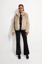 UNREAL FUR FUR DELISH JACKET IN NATURAL