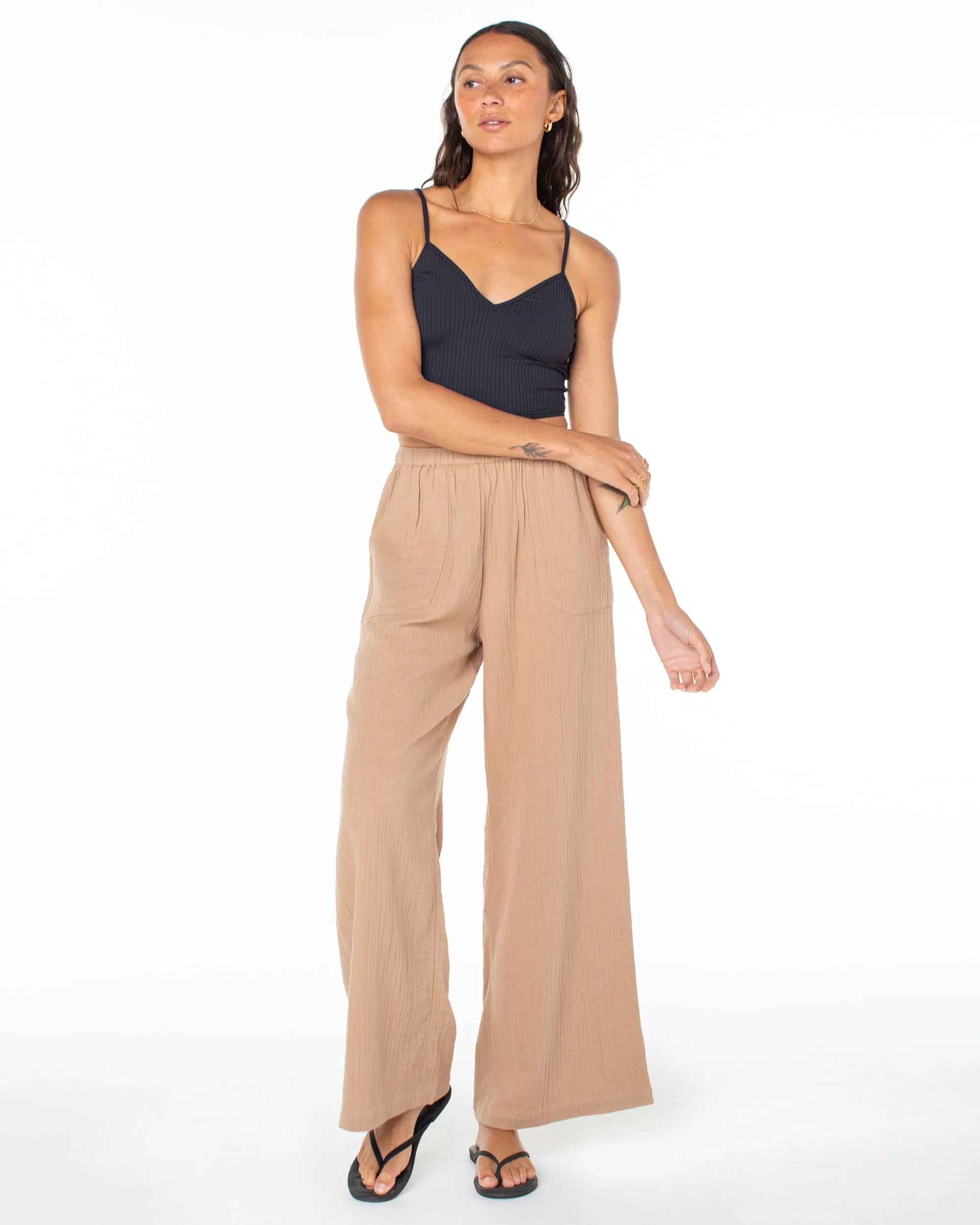 What A Vibe Wide Leg Pant - Amphora