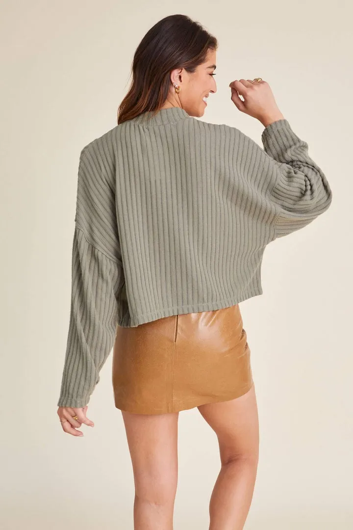 Wild Thyme Estela Cozy Mock Neck Top